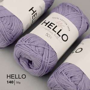 Пряжа HELLO Cotton 140 (50 грамм)